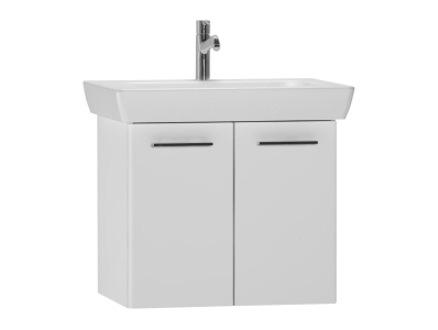 S20 Washbasin Unit 65cm, White High Gloss