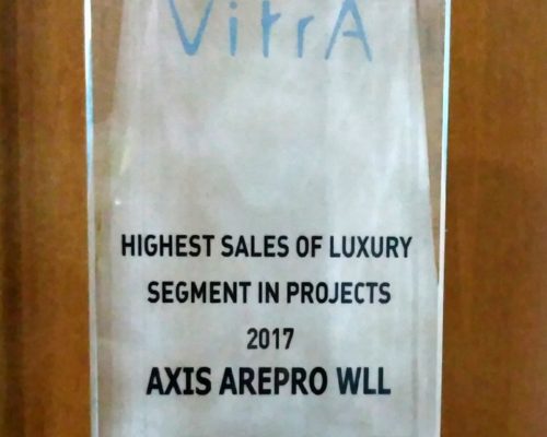 Vitra - High Sales of Luxury Segment in Projects (1)- Achievement